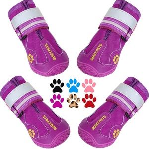 Purple Dog Boots